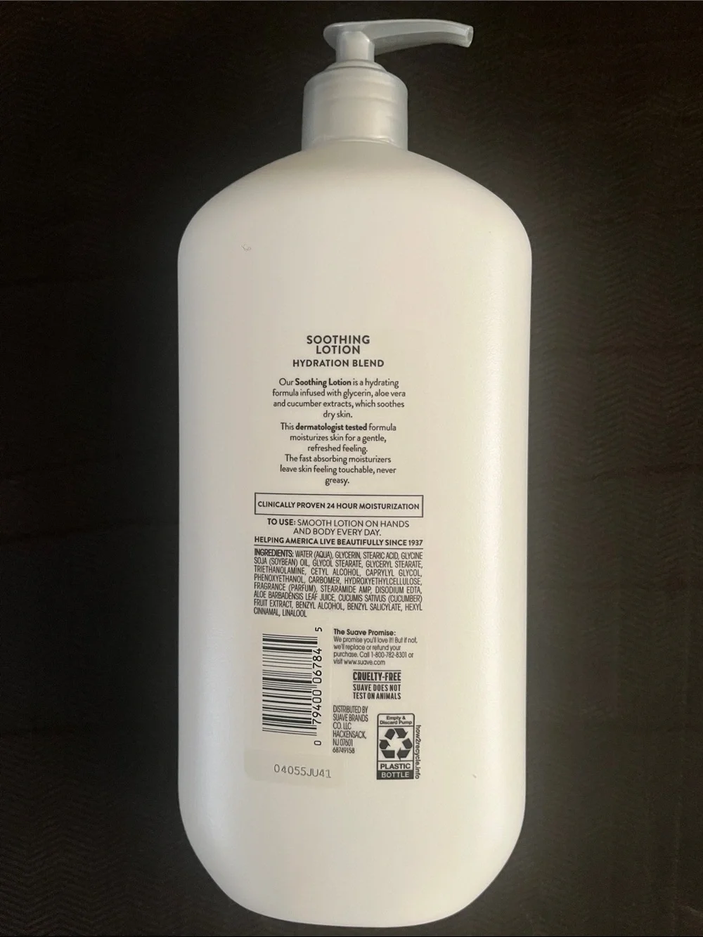 Suave Soothing Hydration Lotion with Aloe and Cucumber Extracts 32oz